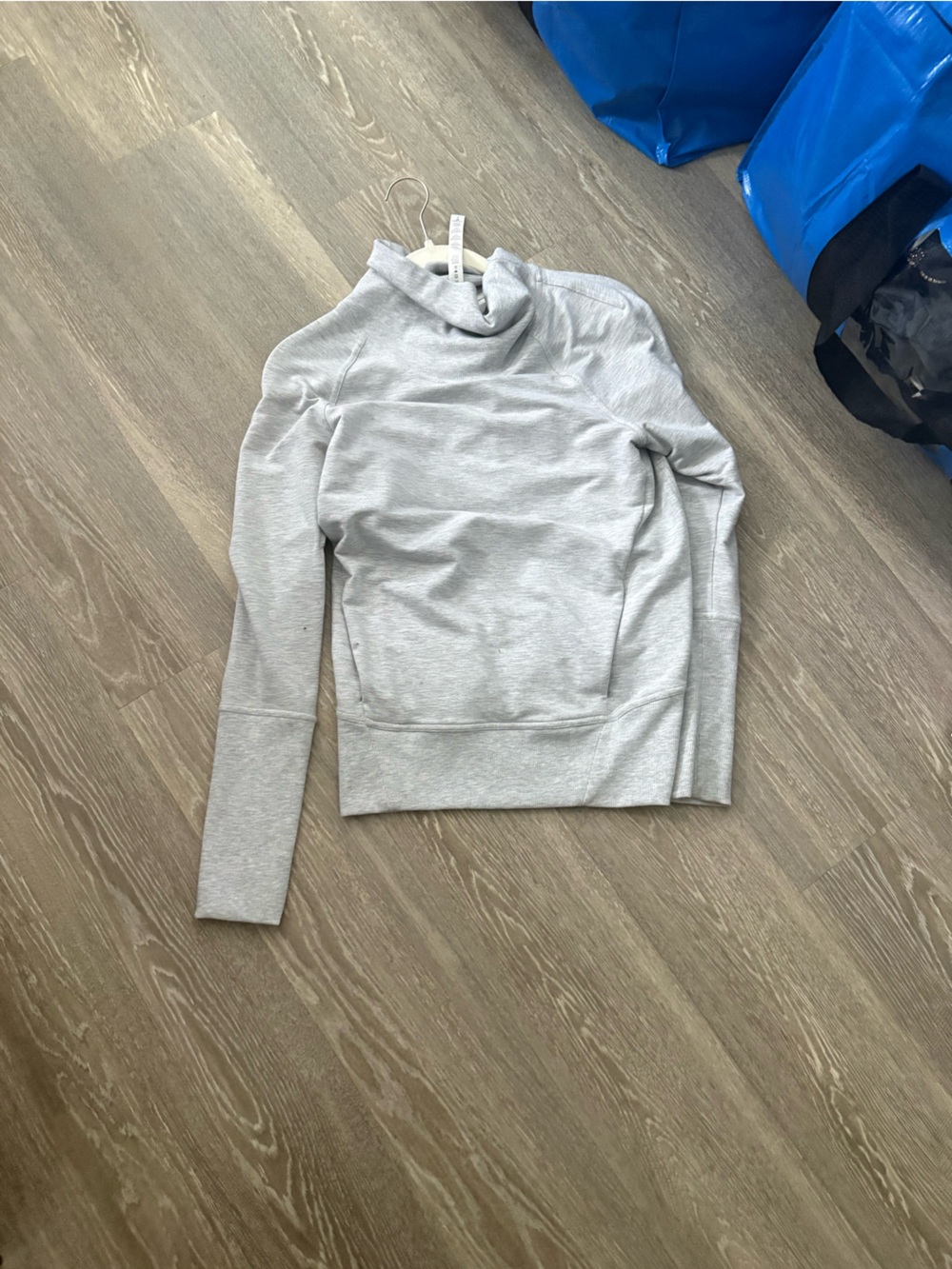 lululemon athletica Light Gray Cowl Neck Sweater - Picture 4 of 4